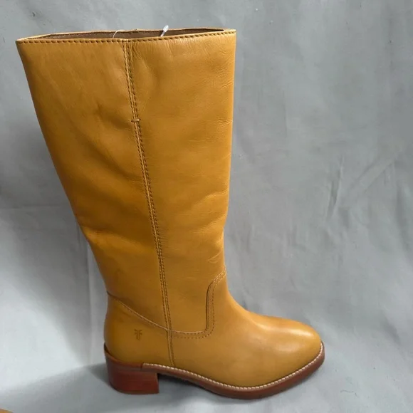 NWT Frye Camryn Tall Pull-On Boots – Banana Leather – Size 8M - Picture 7 of 15